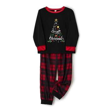 WephuPSho Christmas Family Pajamas Sets Xmas Matching Pajama Top Pants Set Holiday Jammies Sleepwear(!p-25, Dad, S)