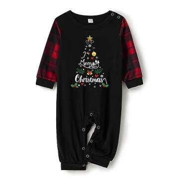 WephuPSho Christmas Family Pajamas Sets Xmas Matching Pajama Top Pants Set Holiday Jammies Sleepwear(!p-25, Dad, S)