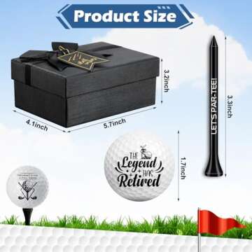 Funny Retirement Golf Balls & Tees Set - Arrowbash