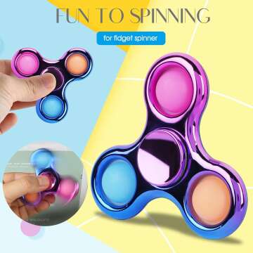 Colorful Rainbow Fidget Spinners