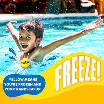 Skillmatics Color Hitz Pool Toys - Swim & Splash Freeze Tag, Perfect for Swimming Pool & Summer Fun for Kids, Gifts for Boys & Girls Ages 6, 7, 8, 9 and Up