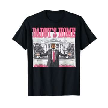 Trump 2024 Take America Back Daddy's Home Trump Pink 2024 T-Shirt