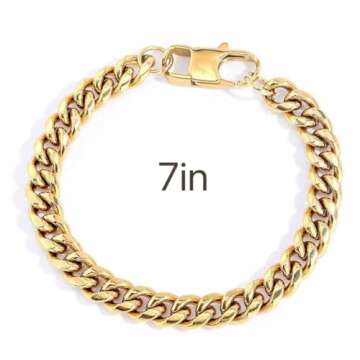 The detachable 18K gold bracelet adds a dazzling shine to your wrist for both men and women, exuding elegance and understated luxury. High end jewelry showcases fashion taste. ﻿ (18K gold, 7IN)