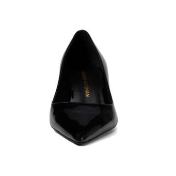 Stuart Weitzman Women's Stuart Kitten Pump, Black 1, 7