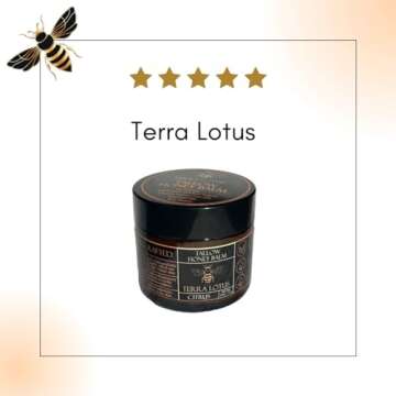 Terra Lotus Organic Grass-Fed Beef Tallow Balm with Raw Honey - Moisturizing Cream for Soft, Smooth Skin - Handmade All-Natural Moisturizer - 2 oz (Citrus)