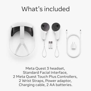 Meta Quest 3 128GB — Breakthrough Mixed Reality Headset — Powerful Performance (Renewed Premium)