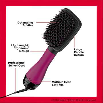 Revlon One-Step Hair Dryer and Styler - Pink