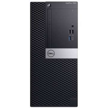 Dell Optiplex 7060 Tower Desktop Computer | Intel i7-8700 (3.4) | 16GB DDR4 RAM | 500GB SSD Solid State | Windows 11 Professional | Home or Office PC (Renewed)