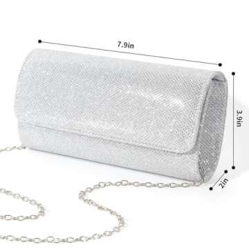 LovyoCoCo Sparkling Evening Clutch for Women