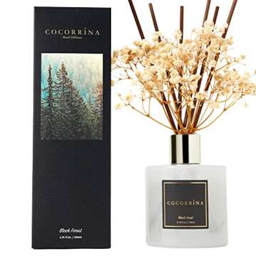 Cocorrína Black Forest Reed Diffuser Set - 6.7 oz