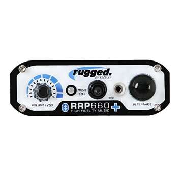 Rugged Radios RRP660PLUS 2-4 Place in-Car Communications Intercom - Featuring Bluetooth for Wireless Music Capabilities