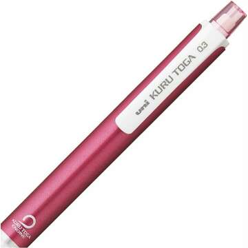 Uni Kurutoga 0.3mm Mechanical Pencil in Pink