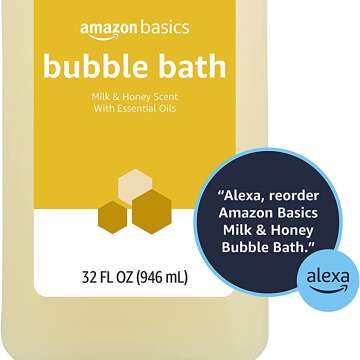 Amazon Basics Milk & Honey Bubble Bath