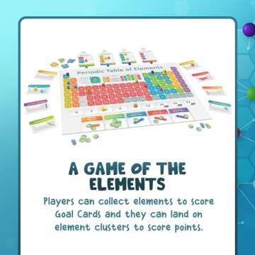 Periodic: A Game of the Elements | Periodic Table Board & Card Game About Atoms, Elements & Compounds | A Strategy Board Game for Gamers & Educational Science Game for Kids or Family Game Night