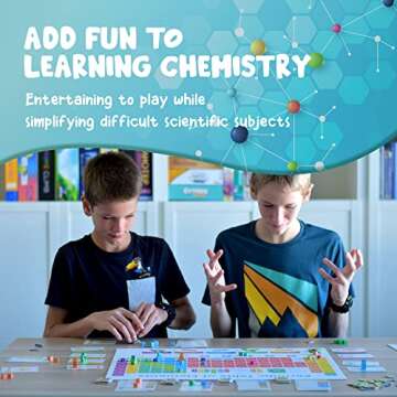 Periodic: A Game of the Elements | Periodic Table Board & Card Game About Atoms, Elements & Compounds | A Strategy Board Game for Gamers & Educational Science Game for Kids or Family Game Night