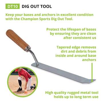 Champion Sports Baseball Dig Out Tool