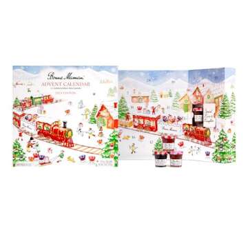 Bonne Maman 2024 Limited Edition Advent Calendar - 24 Mini Spreads for Festive Delight