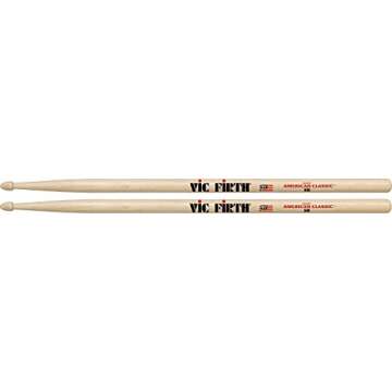 Vic Firth 6-Pair American Classic Hickory Drum Sticks Wood 5B