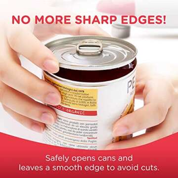 Automatic Smooth Edge Can Opener - Hands Free & Safe