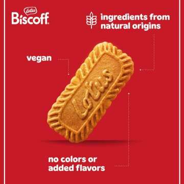 Lotus Biscoff Cookies, Caramelized Biscuit Cookie Snack, Dispenser Box (20 sleeves of 2 extra large cookies) Vegan, 0.9 Ounce (Pack of 20)