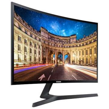 SAMSUNG LC27F396FHNXZA 27 inch Essential Curved Monitor Full HD 1920 x 1080 60Hz LED (Renewed) Bundle with 2 YR CPS Enhanced Protection Pack