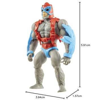 Masters of the Universe Origins 5.5-in Action Figures, Battle Figures for Storytelling Play and Display, Gift for 6 to 10-Year-Olds and Adult Collectors