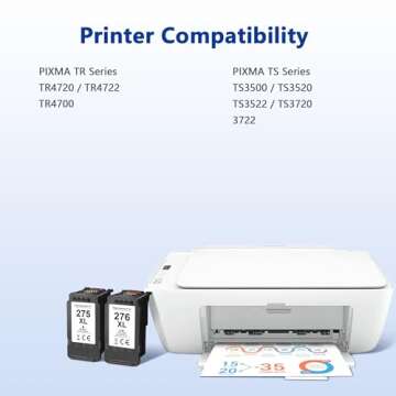 PG-275 XL/CL-276 XL Value Pack Ink - Compatible for Canon PIXMA Printers