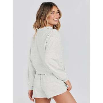 Fall Oversized Lounge Set - Casual Women's Outfit