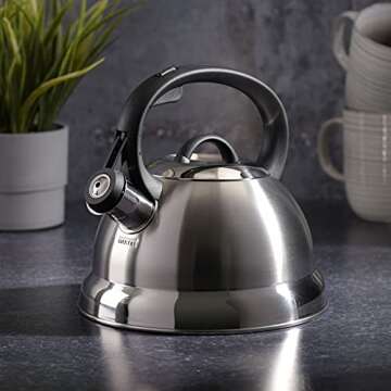 Flintshire 1.75 Quart Whistling Tea Kettle