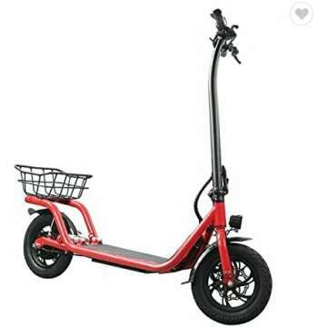 350W Folding Electric Kick Scooter with Basket