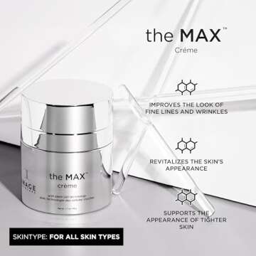 IMAGE Skincare, the MAX Crème, Anti-Aging Night Cream to Firm, Tighten, Smooth and Even Facial Skin Tone, 1.7 oz