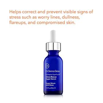 Dr. Dennis Gross B³Adaptive SuperFoods™ Rescue Super Serum. For Worry Lines, Flareups, and Dullness, 1.0 fl oz