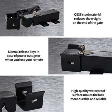 Automatic Electric Gate Lock for DC 24V Swing Gates