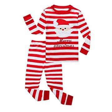 Family Feeling Baby Boys Girls Santa Claus Christmas Pajamas 12-18M