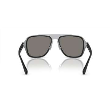 Versace Black Frame Sunglasses with Dark Grey Lenses