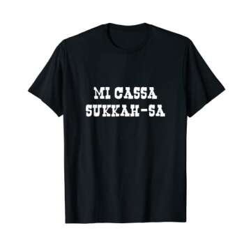 Mi Casa Sukkah-sa Jewish Sukkot Ushpizin Gusts Lulav Etrog T-Shirt