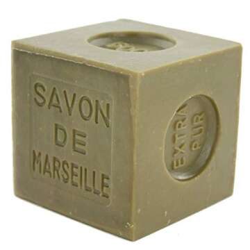 Wholesome Rock Marius Fabre Marseille Soap, 72% Olive Oil - Pack of 2 X 400g