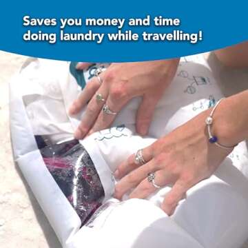 Eco-Friendly Portable Wash Bag for Travel Use