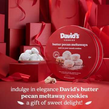 Butter Pecan Meltaways by David's Cookies 907g