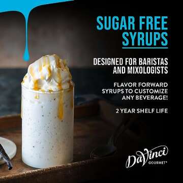 Sugar-Free Caramel Syrup by DaVinci Gourmet 25.4 oz