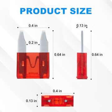LLEZZA 120 Pieces Mini Fuse Kit, Car Fuses Assortment Kit-Fuse Kit-Mini Fuses(2A/3A/5A/7.5A/10A/15A/20A/25A/30A/35A), Fuses Automotive kit for RV, Automotive, Trucks, Motorcycle, Camper, SUV