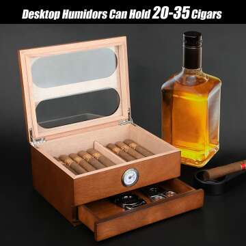 COOL KNIGHT Cigar Humidor