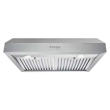 COSMO UC30 Under Cabinet Range Hood with Waste King Disposal