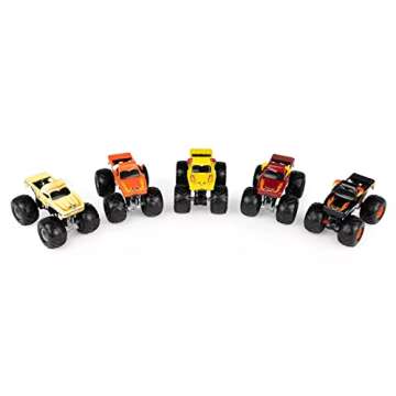 Monster Jam, Evolution Edition El Toro Loco, 5 Exclusive Die-cast Monster Trucks for Kids Ages 3 and Up