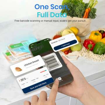 Etekcity Digital Kitchen Scale with App for Healthy Cooking