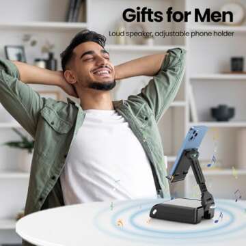 Cool Boy Friend Portable Bluetooth Speaker with Stand