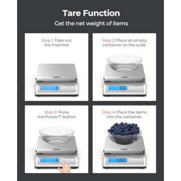 Postal Scale with Hold and Tear Function Gram/Ounce/Pound Mail Postage Scale for Shipping Packages Mailing Small Business, Etsy, Ebay, Shopify, FedEx