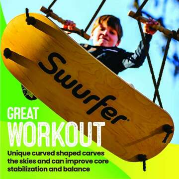 Swurfer Tree Swing for Kids - Fun & Adjustable!