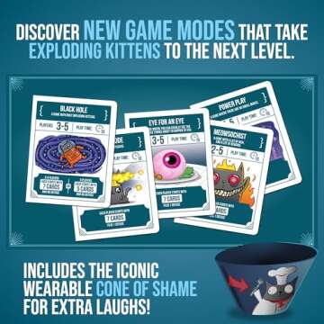 Exploding Kittens Recipes for Disaster - 2-5 Players - Ages 7+ - 15 Minutes to Play - Deluxe High Stakes Card Game - Party Game, Family Game Night, Kid and Adult Card Game