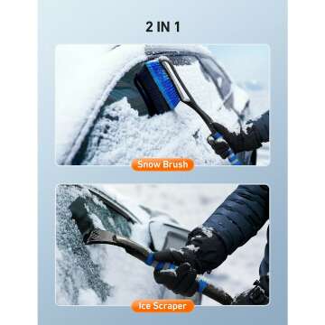 Heavy Duty AstroAI Snow Brush & Ice Scraper